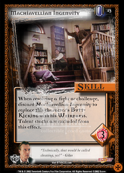 #13 Machiavellian Ingenuity